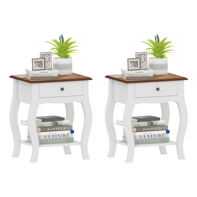 45cm W MDF Bedside Table