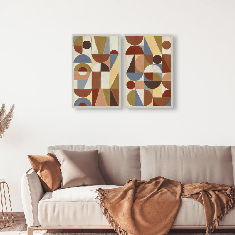 Tiled Set Set by Oliver Gal, 30"H x 20"W, Gallery Wrapped