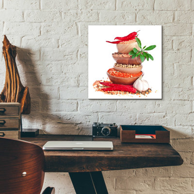 Latitude Run® «Spice Of Life», art mural en verre acrylique,