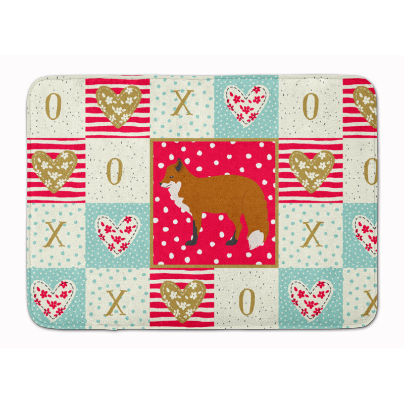 Love Memory Foam Kitchen Mat, Estrith Fox