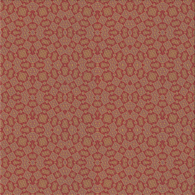 Tapis décoratif à motif géométrique brun rushmere, Carré 3 pi