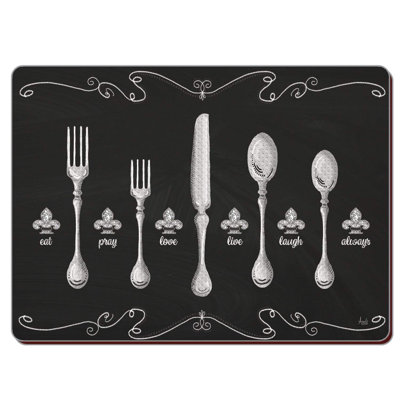 Thomson Wood Abstract Rectangle Placemat