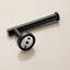 3-Piece Matte Black Bathroom Hardware Set, Towel Bar, Robe Hook & Toilet Paper Holder