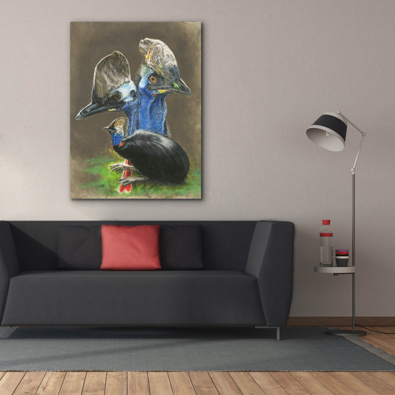 'Cassawary' by Barbara Keith, Canvas Wall Art, 54" H x 40" W x 1.5" D