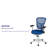Siyer Mid-Back Mesh Ergonomic Office Chair with Adjustable Arms-767103198-796339958