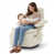 Beige Polyester/Polyester Blend