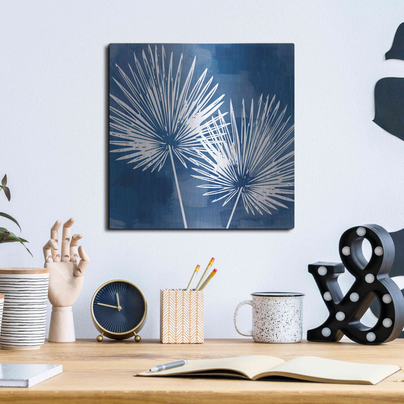 «Painted Sky Palms» par Linda Woods, H 12 po x l 12 po