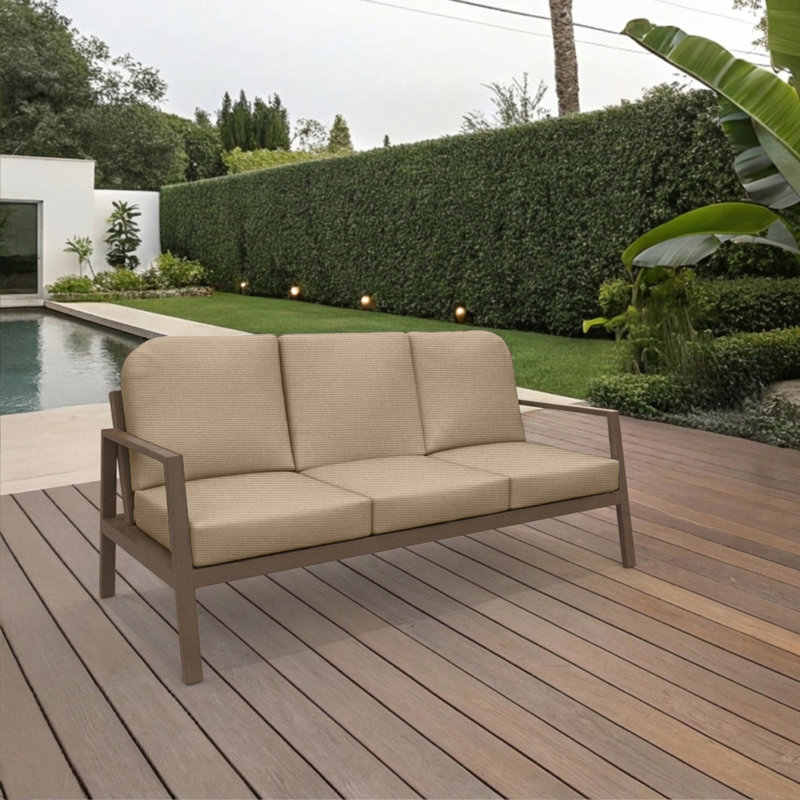 Ensemble de coussins de canapé Sunbrella® avec mousse à haute densité de 5 po, ensemble de 3 coussins de banc