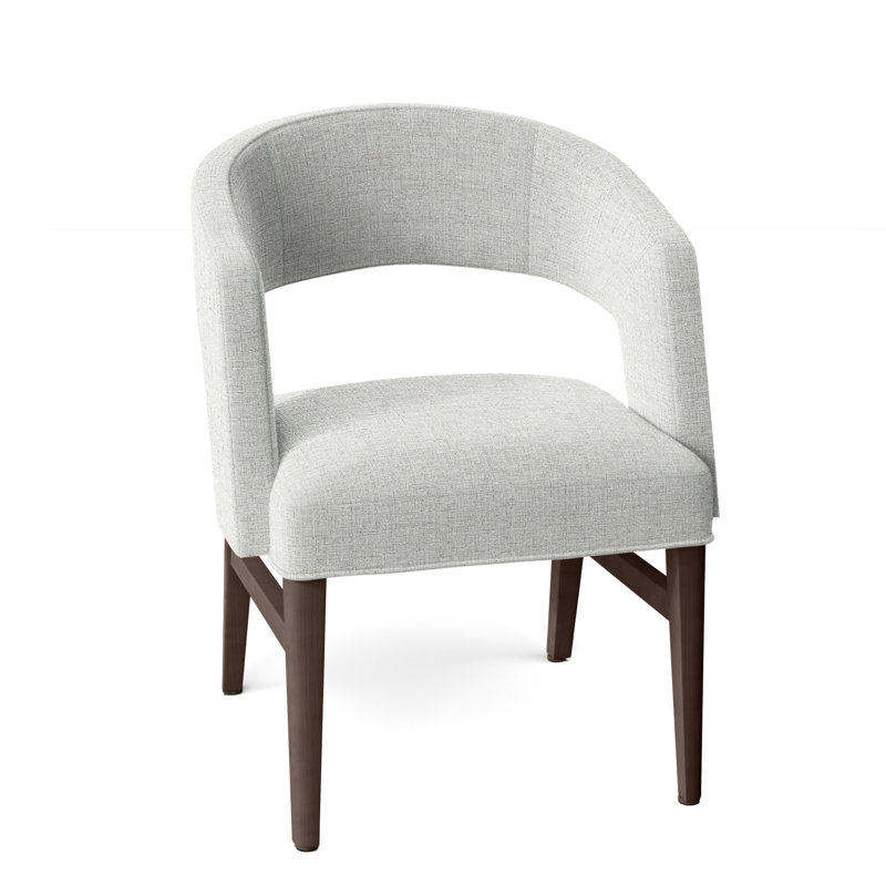 Chaise avec accoudoirs Bryant, Noisette, 3157 Albâtre