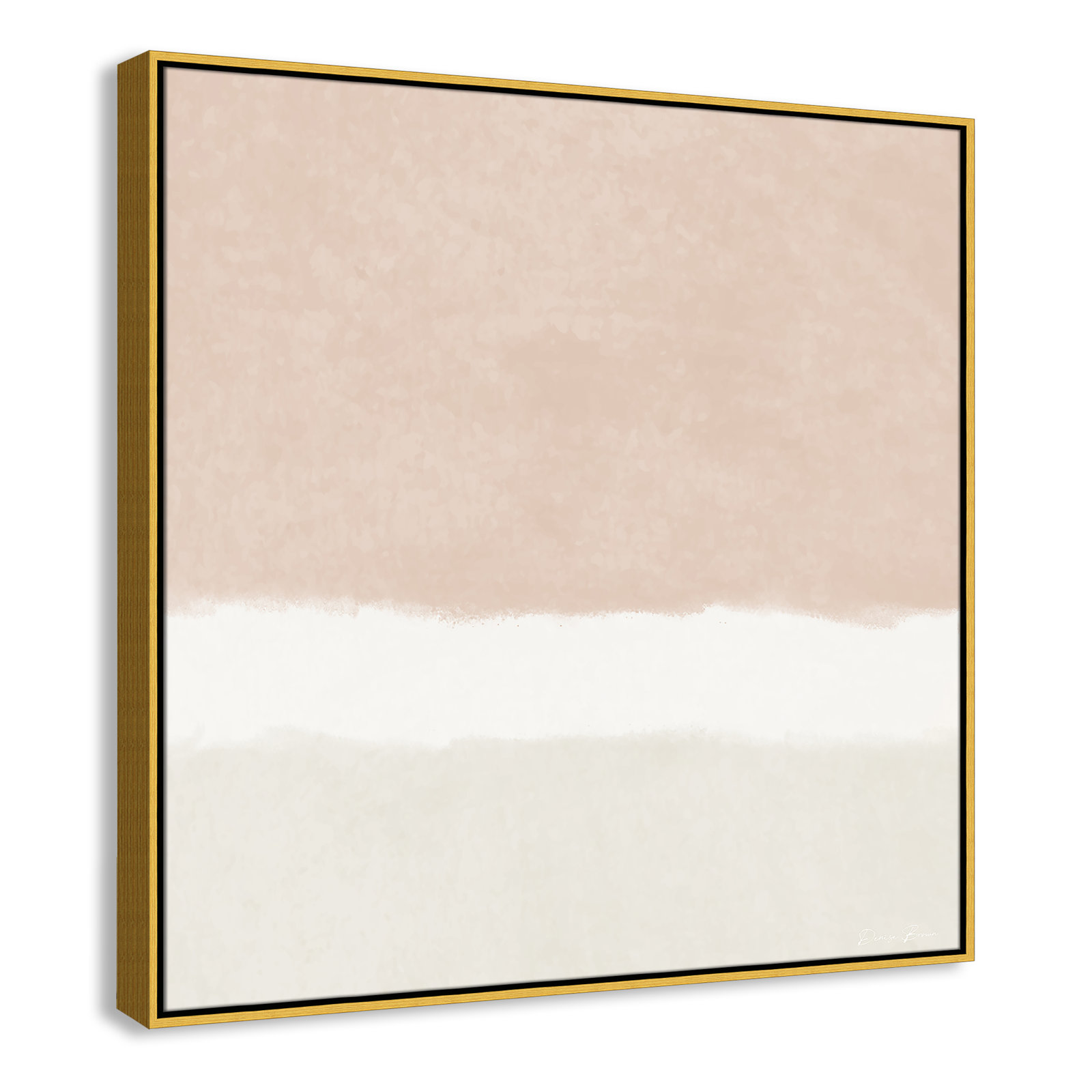 Willadeene "Slate 2" Print, 37.5" H x 37.5" W, Gold Framed