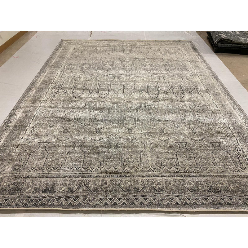Tapis contemporain en laine touffeté à la main 7 pi 10 po x 10 pi 2 po