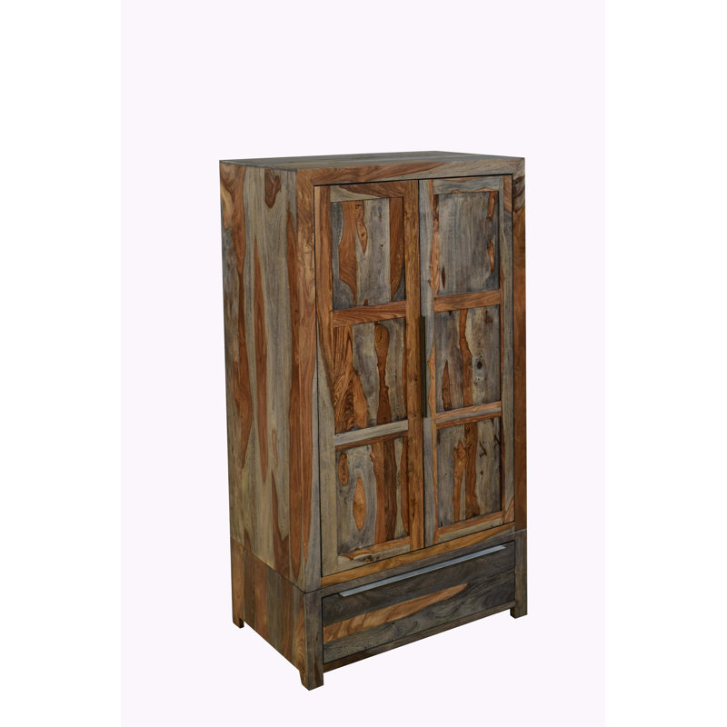 Goa 2 Door Solid Wood Wardrobe