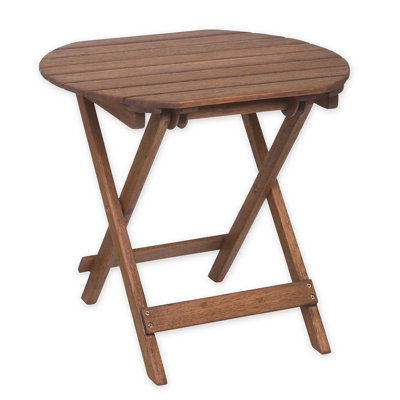 Pedri Folding Wooden Adirondack Style Side Table