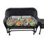 Coussin de siège double double U Paradise Island noir 44 po