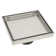 4" Square Shower Drain with Tile-In Pattern Grate