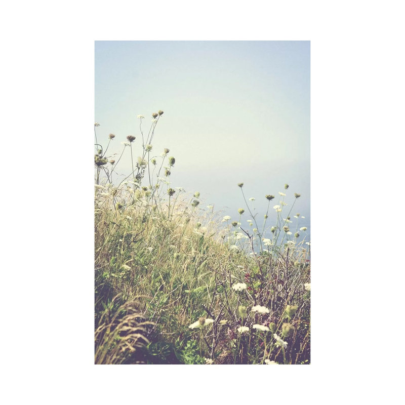 Wildflowers By The Sea by Olivia Joy StClaire - Wrapped Canvas Print, 20.32 cm H x 30.48 cm W