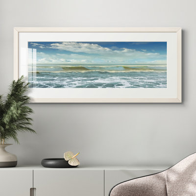 Peinture sur papier encadrée