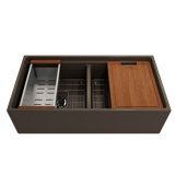 Contempo 36'' L Double Basin Kitchen Sink