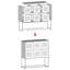 Sideboard 100.5X39x107 Cm Cold-Rolled Steel-1167702806