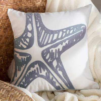 Lavender Starfish pillow