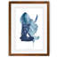 «Indigo Collide II» par Paul Cezanne - reproduction d'art encadrée-98117362-98117361