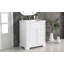 Meuble-lavabo 30 po avec comptoir, meuble-lavabo avec porte et 2 tiroirs