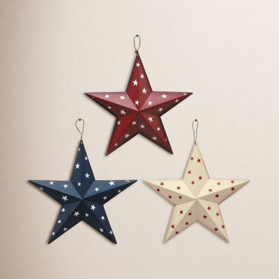 Delfina Patriotic 3D Star Wall Decor