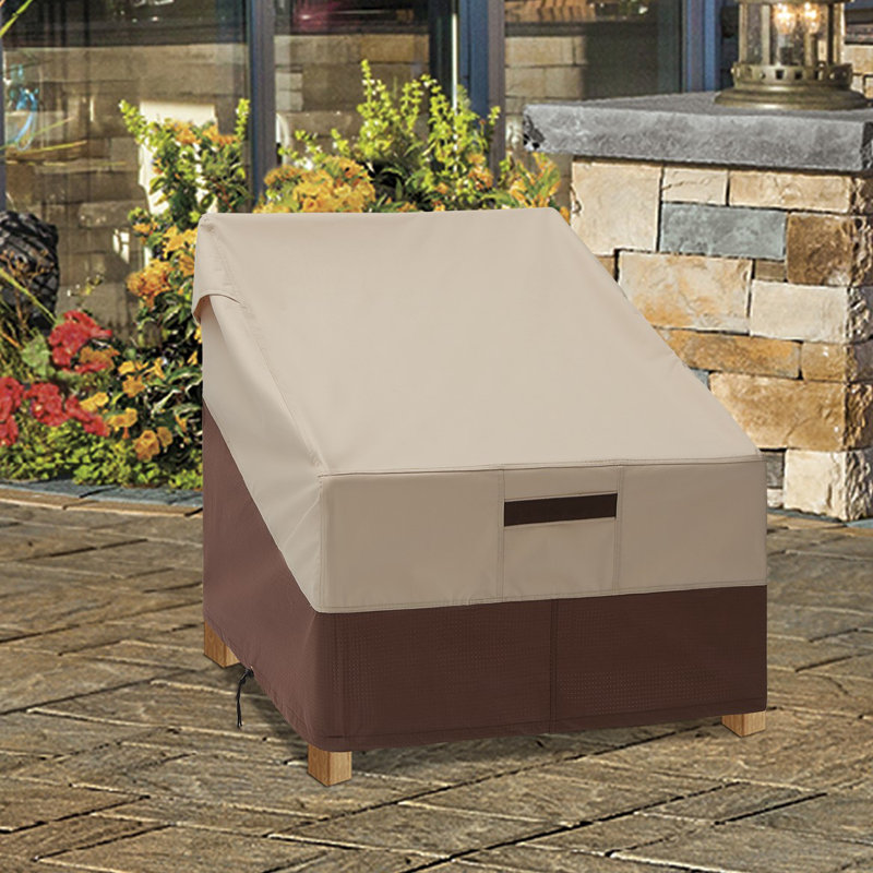 Housse respirante pour chaise de patio, H 34 po x l 25 po x P 32 po
