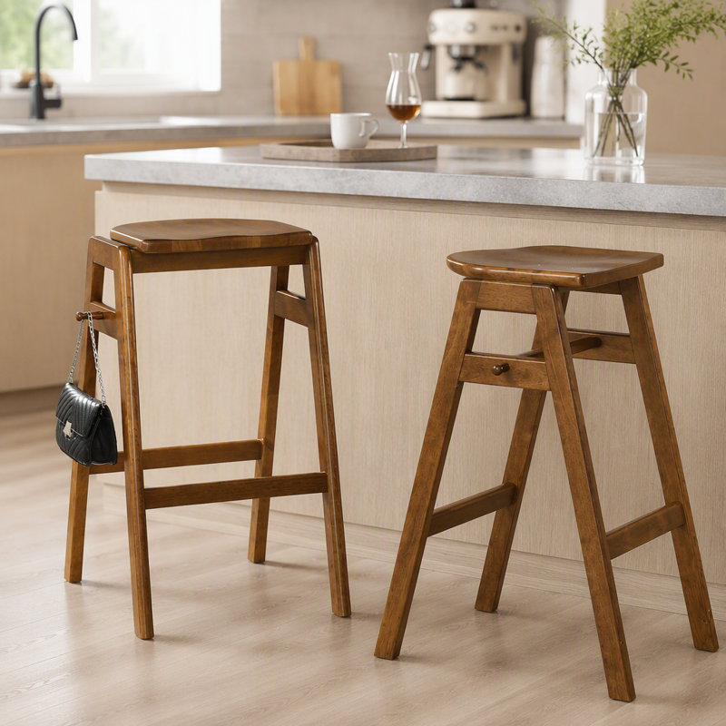 Tabourets de bar empilables Mid-Century Malvern