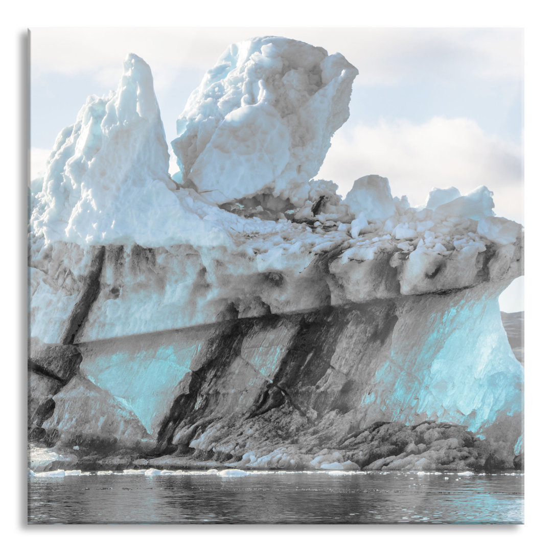 Glasbild Gigantic Iceberg