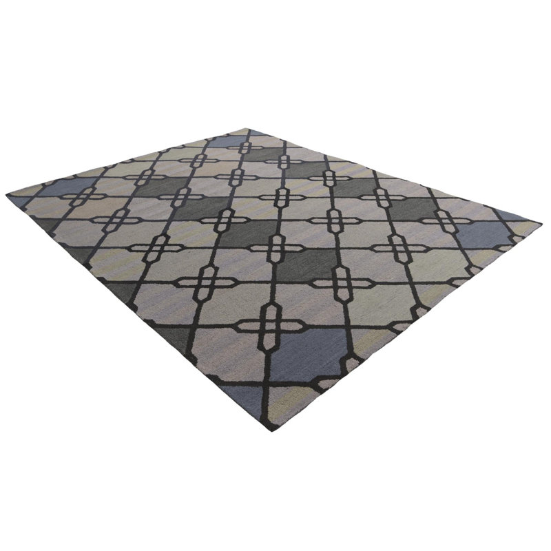 Tapis gris 8 x 10 platt