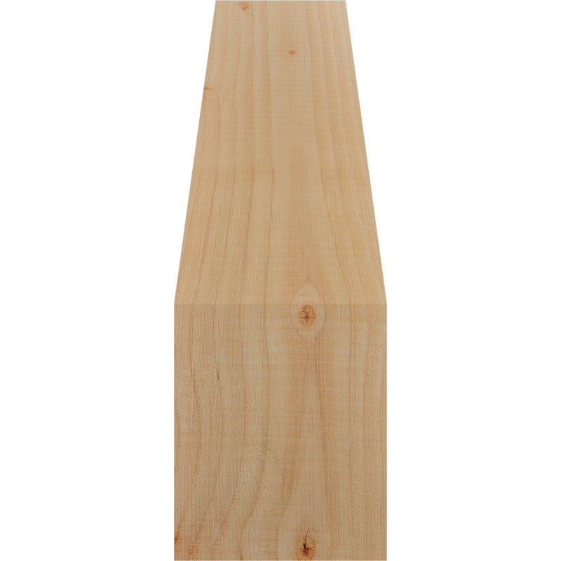 Attelle de genou olympique, Sapin de Douglas, H 18 po x l 5,5 po x P 14 po, Attelle lisse