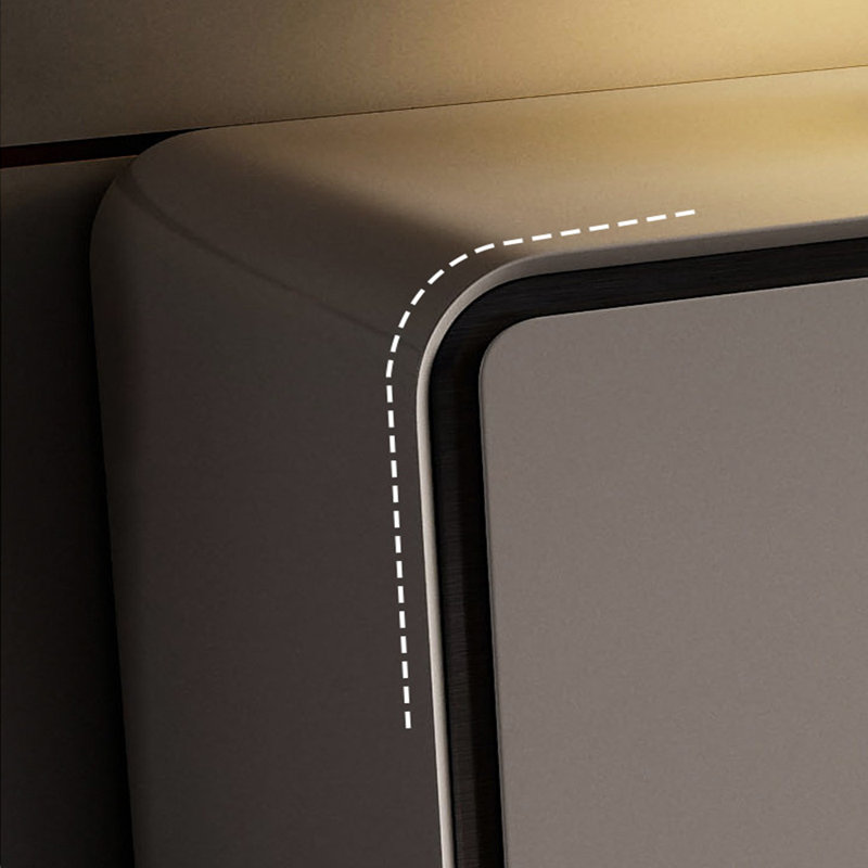 Armoire d'entrée italienne minimaliste pour le rangement, H 33,46 po x l 62,99 po x P 15,75 po