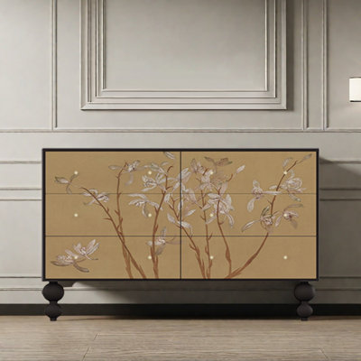 Commode d'appoint moderne à six tiroirs