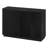 48" Fluted Buffet Table with Adjustable Shelves & Cable Management — Black Grain Transitional Sideboard for Dining Room | Alston-1597187167