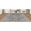 Oriental Hand-Knotted Wool Area Rug in Gray/Blue/Brown-1108918206-1076497410