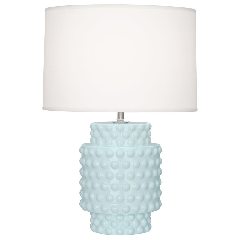 Dolly Table Lamp, 27.5" H x 17" W x 17" D, Baby Blue