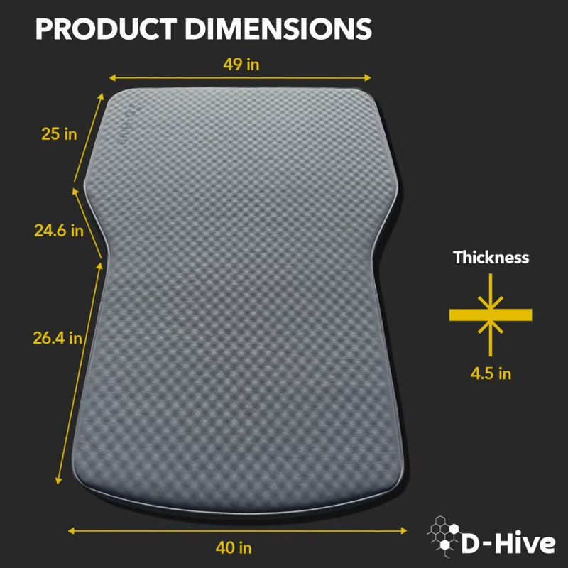 Matelas de voiture auto-gonflant Sharmaine