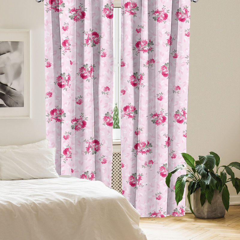 Semi Sheer Curtain Pair, 28" W x 63" L