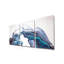 3 Piece No Frame Print on Glass-271253253
