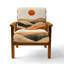 Chaise rembourrée Desert - Chaise avec accoudoirs Desert Dunes in Ochre-888232800