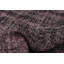 Tapis unique en laine noué à la main de style mauve foncé des années 2000 5 pi 11 po x 9 pi