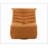 Talmon Orange Synthenic Leather Glider Recliner with Swivel