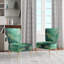 Chaise d'appoint rembourrée Emerald Euphoria I