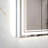 Oversized LED Bathroom Mirror Wall Mounted Mirror With 3 Color Modes