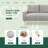 Upholstered 56.3'' Sofa-63288977