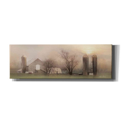 'Old Stone Barn' by Lori Deiter, Canvas Wall Art