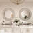 Round Gemstone Mirror