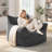 Set of 2 Oversized 46" Corduroy Foam Bean Bag Chair-746911273