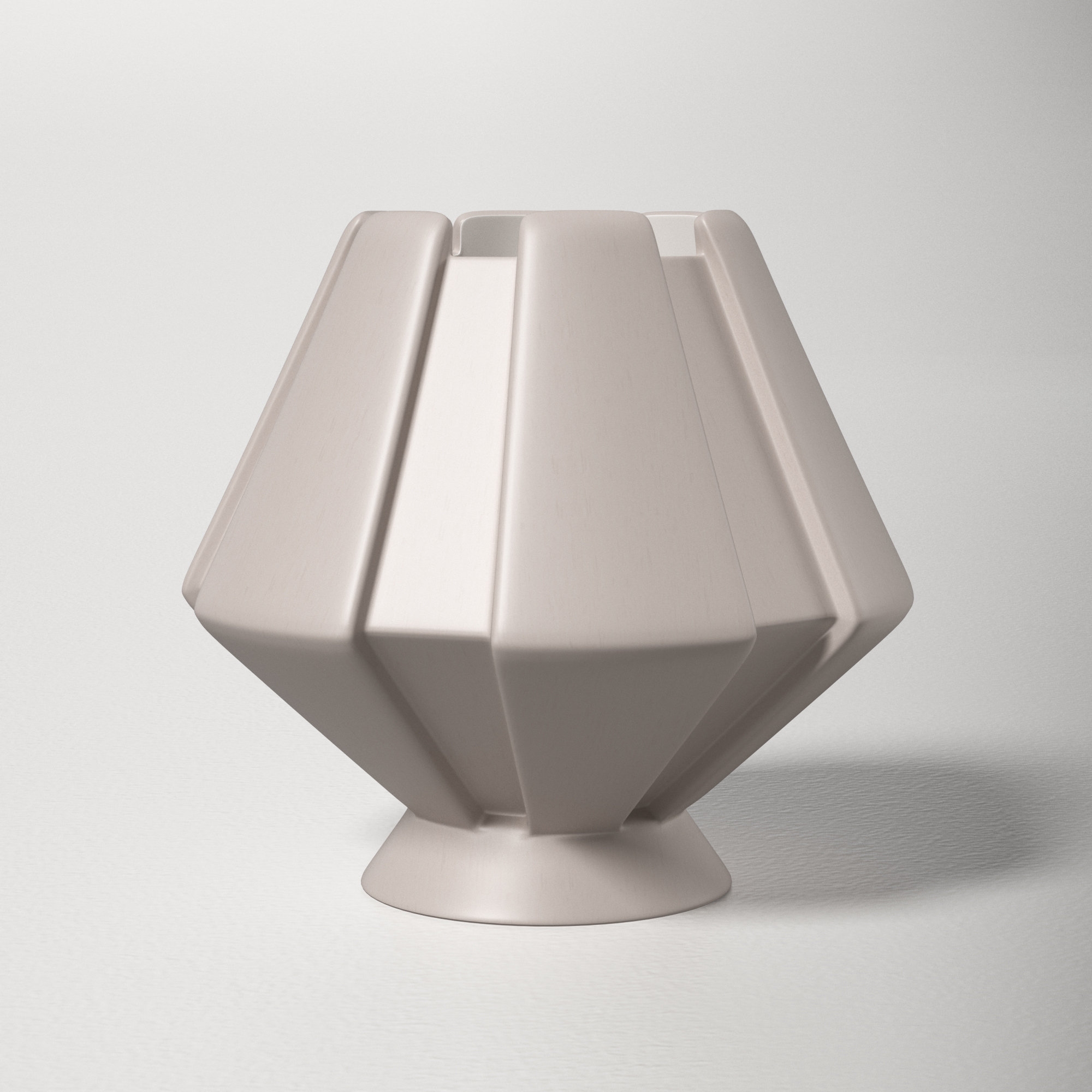Percy Ceramic Novelty Lamp, Incandescent, Gloss White